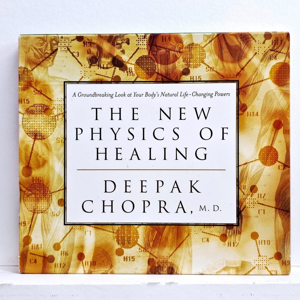 Deepak Chopra New‎ Physics Healing 2-CD Audio Set Sounds True 2002 Updated Live